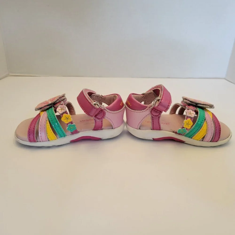 Life Stride Pink Floral Sandals - Size 4
